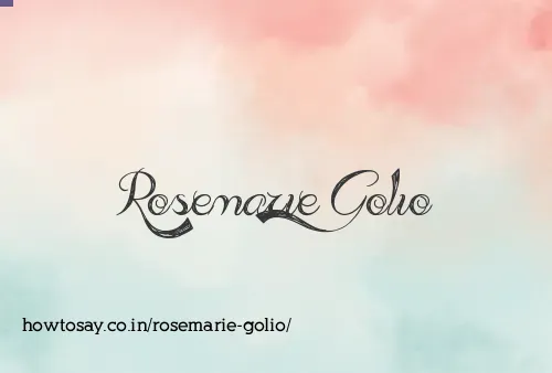 Rosemarie Golio