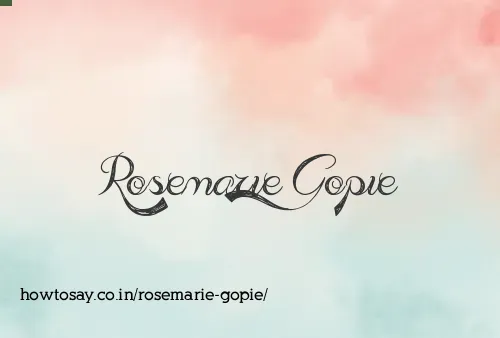 Rosemarie Gopie