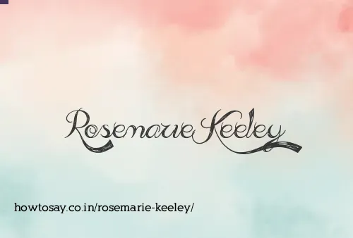 Rosemarie Keeley