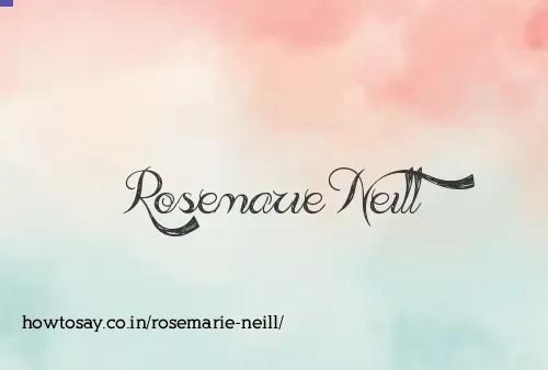 Rosemarie Neill