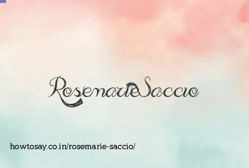 Rosemarie Saccio