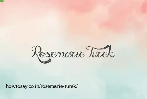 Rosemarie Turek