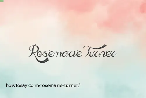 Rosemarie Turner