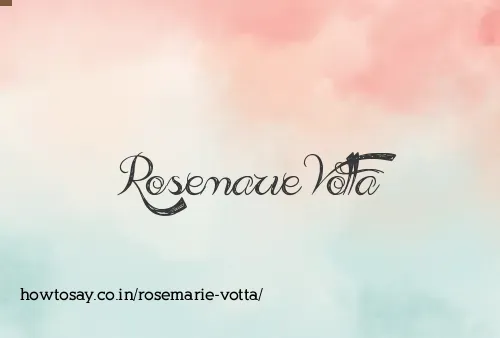 Rosemarie Votta