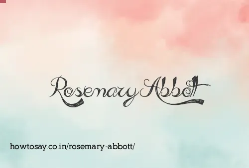 Rosemary Abbott