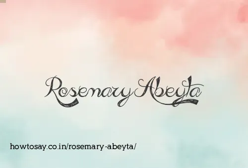 Rosemary Abeyta