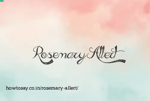 Rosemary Allert