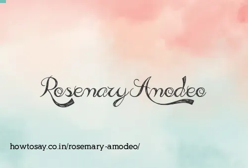 Rosemary Amodeo