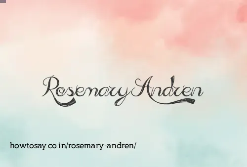 Rosemary Andren