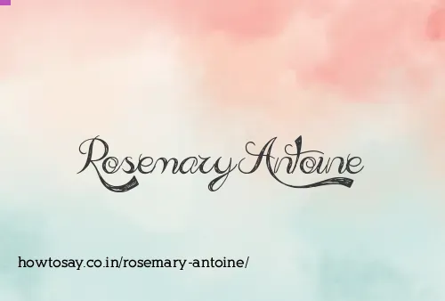 Rosemary Antoine