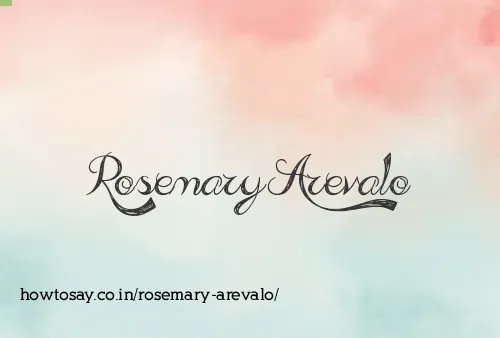 Rosemary Arevalo