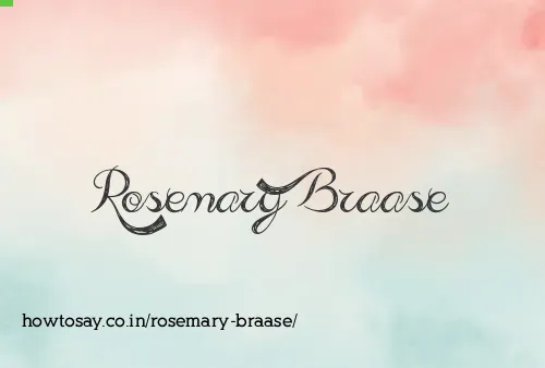 Rosemary Braase