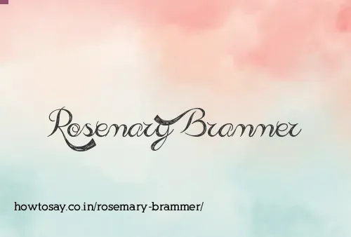 Rosemary Brammer
