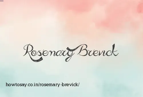 Rosemary Brevick