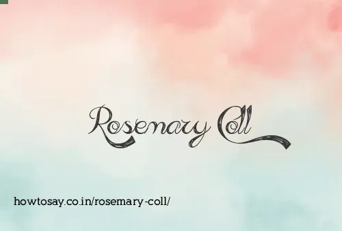 Rosemary Coll