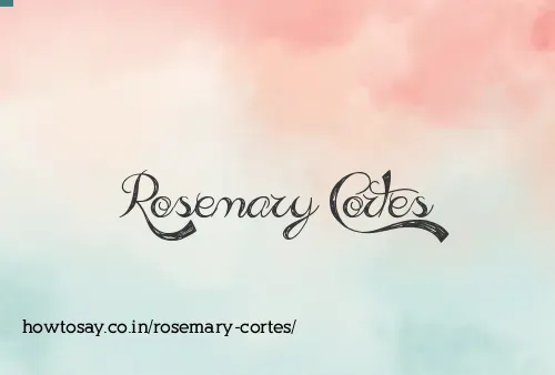 Rosemary Cortes