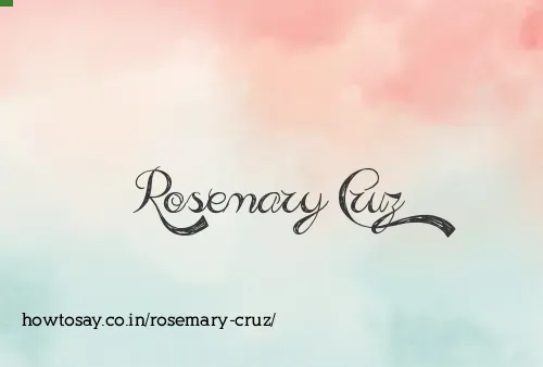 Rosemary Cruz
