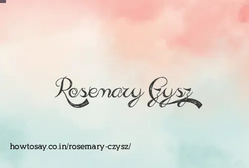 Rosemary Czysz