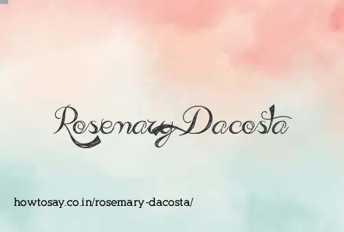 Rosemary Dacosta