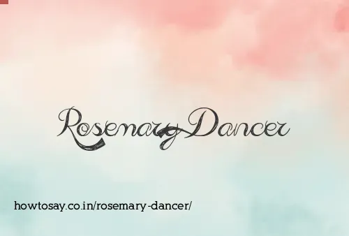 Rosemary Dancer