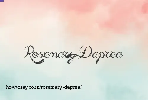 Rosemary Daprea