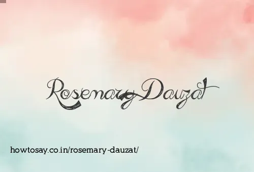 Rosemary Dauzat