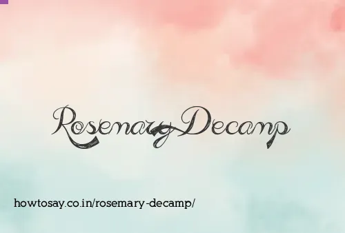 Rosemary Decamp
