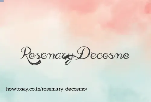 Rosemary Decosmo