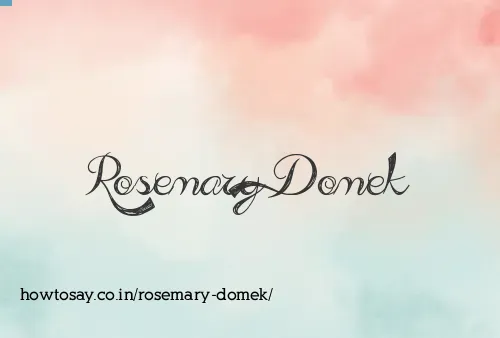 Rosemary Domek