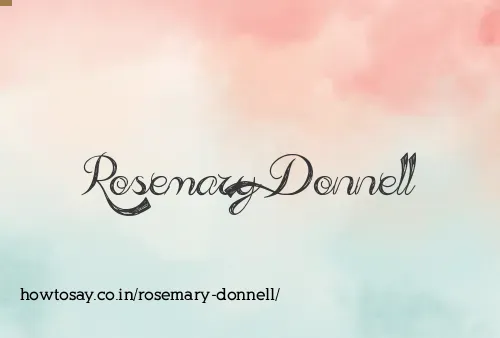 Rosemary Donnell