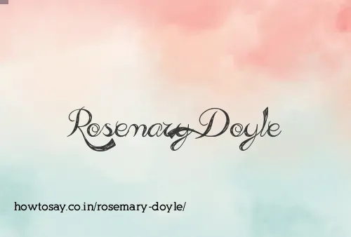 Rosemary Doyle