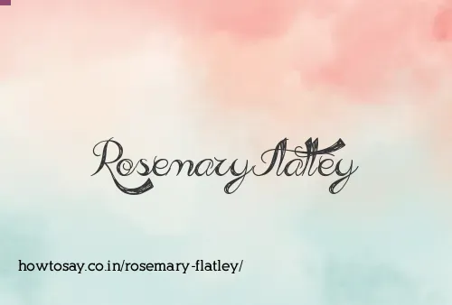 Rosemary Flatley