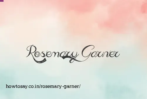 Rosemary Garner