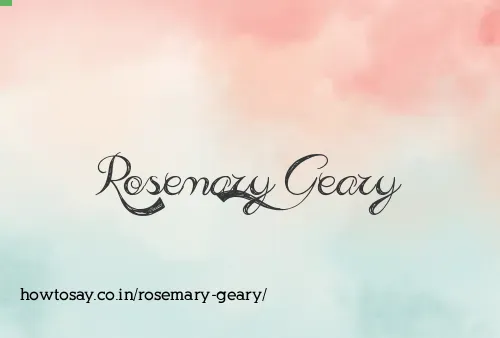 Rosemary Geary