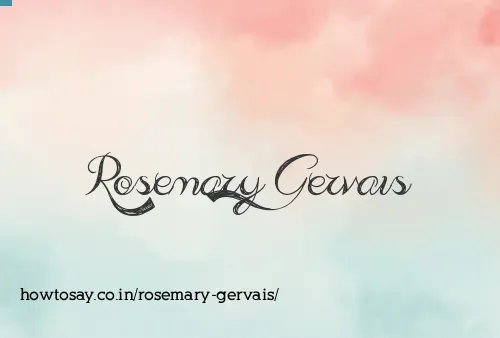 Rosemary Gervais