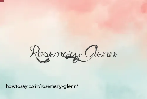 Rosemary Glenn