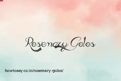 Rosemary Golos