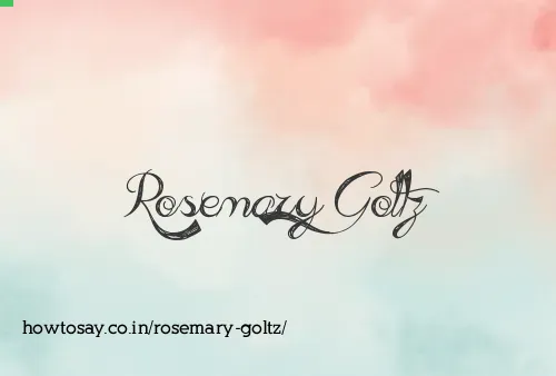 Rosemary Goltz