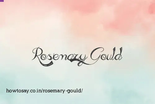 Rosemary Gould