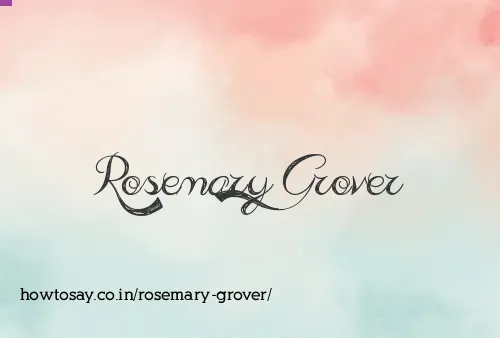 Rosemary Grover