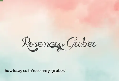 Rosemary Gruber