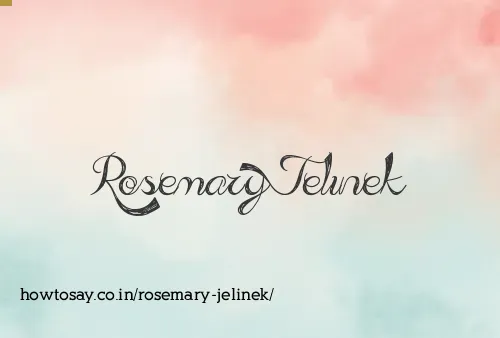 Rosemary Jelinek