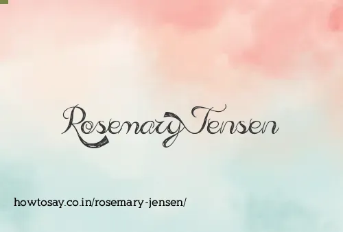 Rosemary Jensen