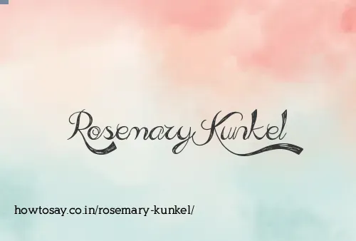 Rosemary Kunkel