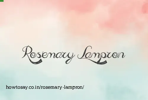 Rosemary Lampron