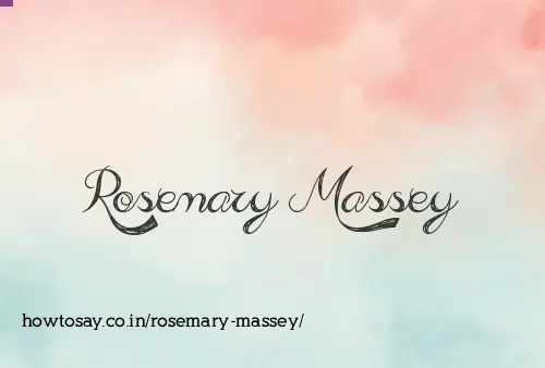 Rosemary Massey