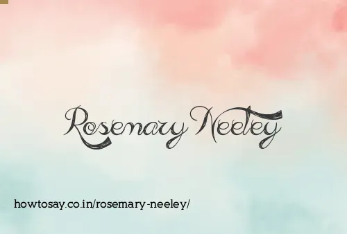 Rosemary Neeley