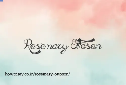 Rosemary Ottoson