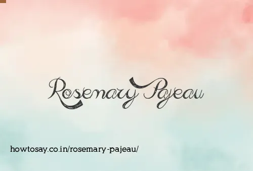 Rosemary Pajeau