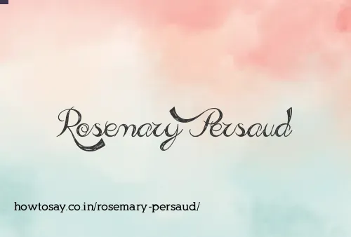 Rosemary Persaud